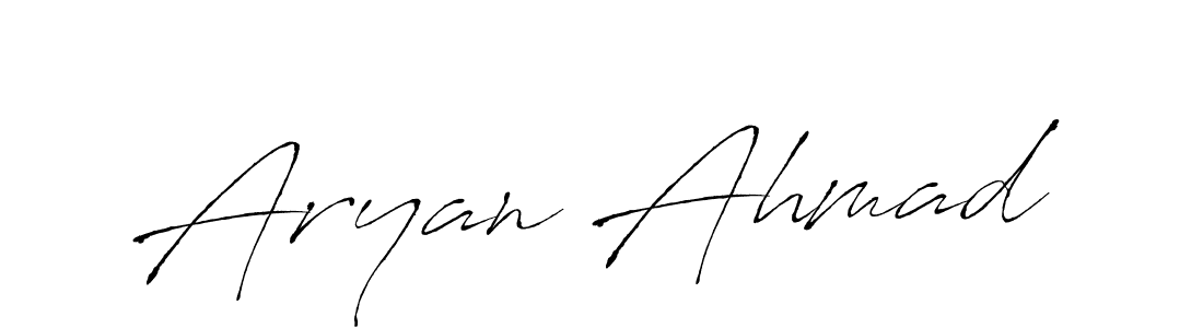 Also we have Aryan Ahmad name is the best signature style. Create professional handwritten signature collection using Antro_Vectra autograph style. Aryan Ahmad signature style 6 images and pictures png