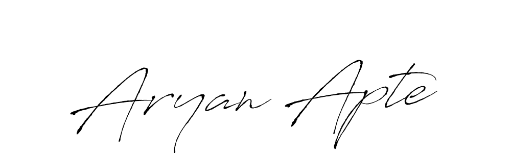 Create a beautiful signature design for name Aryan Apte. With this signature (Antro_Vectra) fonts, you can make a handwritten signature for free. Aryan Apte signature style 6 images and pictures png