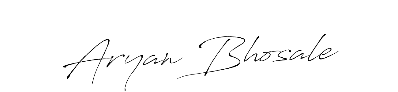Also we have Aryan Bhosale name is the best signature style. Create professional handwritten signature collection using Antro_Vectra autograph style. Aryan Bhosale signature style 6 images and pictures png