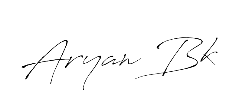 How to make Aryan Bk signature? Antro_Vectra is a professional autograph style. Create handwritten signature for Aryan Bk name. Aryan Bk signature style 6 images and pictures png