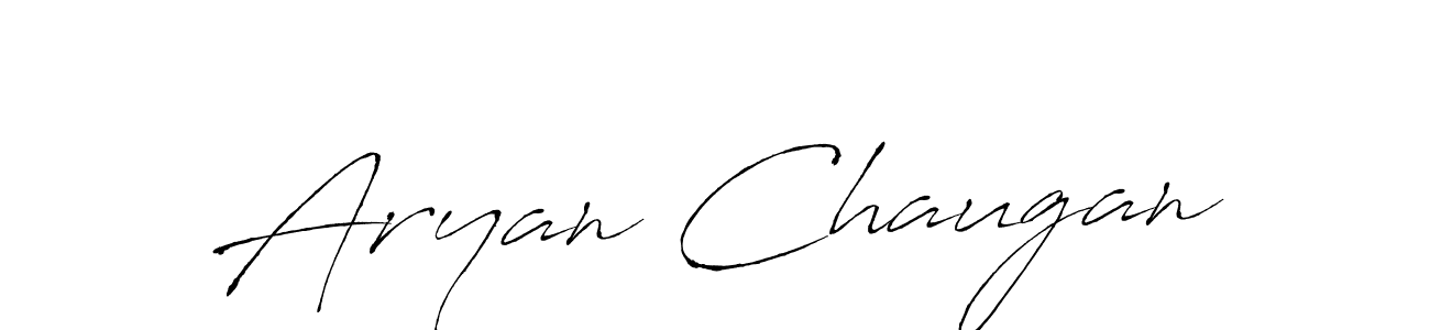 Make a beautiful signature design for name Aryan Chaugan. With this signature (Antro_Vectra) style, you can create a handwritten signature for free. Aryan Chaugan signature style 6 images and pictures png