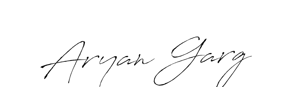 Aryan Garg stylish signature style. Best Handwritten Sign (Antro_Vectra) for my name. Handwritten Signature Collection Ideas for my name Aryan Garg. Aryan Garg signature style 6 images and pictures png