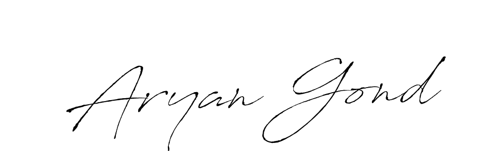 Antro_Vectra is a professional signature style that is perfect for those who want to add a touch of class to their signature. It is also a great choice for those who want to make their signature more unique. Get Aryan Gond name to fancy signature for free. Aryan Gond signature style 6 images and pictures png