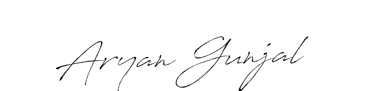It looks lik you need a new signature style for name Aryan Gunjal. Design unique handwritten (Antro_Vectra) signature with our free signature maker in just a few clicks. Aryan Gunjal signature style 6 images and pictures png