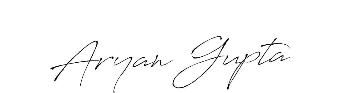 How to make Aryan Gupta name signature. Use Antro_Vectra style for creating short signs online. This is the latest handwritten sign. Aryan Gupta signature style 6 images and pictures png