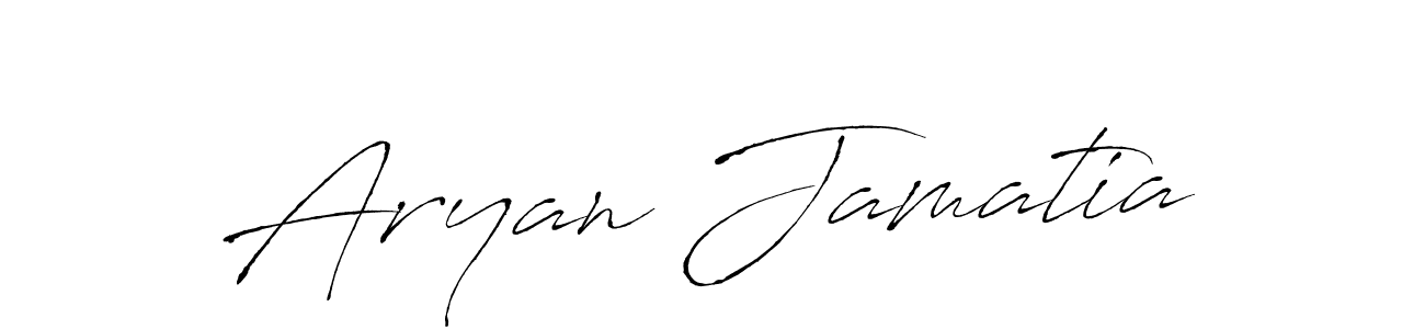 Also we have Aryan Jamatia name is the best signature style. Create professional handwritten signature collection using Antro_Vectra autograph style. Aryan Jamatia signature style 6 images and pictures png