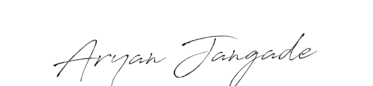 Antro_Vectra is a professional signature style that is perfect for those who want to add a touch of class to their signature. It is also a great choice for those who want to make their signature more unique. Get Aryan Jangade name to fancy signature for free. Aryan Jangade signature style 6 images and pictures png