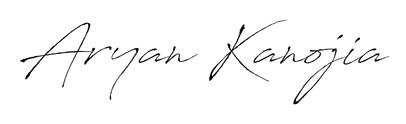 Also You can easily find your signature by using the search form. We will create Aryan Kanojia name handwritten signature images for you free of cost using Antro_Vectra sign style. Aryan Kanojia signature style 6 images and pictures png