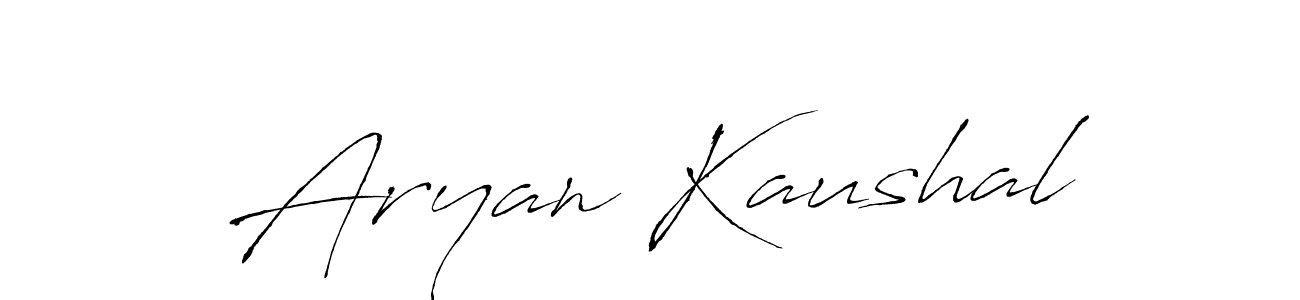 You should practise on your own different ways (Antro_Vectra) to write your name (Aryan Kaushal) in signature. don't let someone else do it for you. Aryan Kaushal signature style 6 images and pictures png