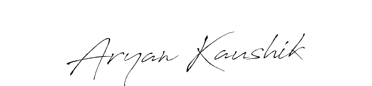You should practise on your own different ways (Antro_Vectra) to write your name (Aryan Kaushik) in signature. don't let someone else do it for you. Aryan Kaushik signature style 6 images and pictures png