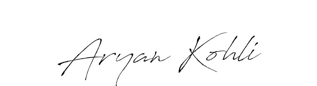 Make a beautiful signature design for name Aryan Kohli. Use this online signature maker to create a handwritten signature for free. Aryan Kohli signature style 6 images and pictures png