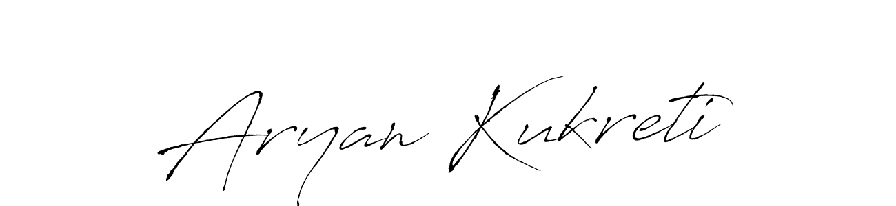 You should practise on your own different ways (Antro_Vectra) to write your name (Aryan Kukreti) in signature. don't let someone else do it for you. Aryan Kukreti signature style 6 images and pictures png