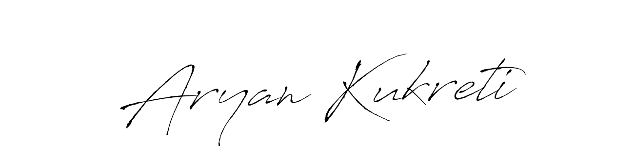 This is the best signature style for the Aryan Kukreti name. Also you like these signature font (Antro_Vectra). Mix name signature. Aryan Kukreti signature style 6 images and pictures png
