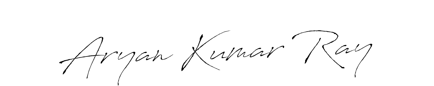 Design your own signature with our free online signature maker. With this signature software, you can create a handwritten (Antro_Vectra) signature for name Aryan Kumar Ray. Aryan Kumar Ray signature style 6 images and pictures png