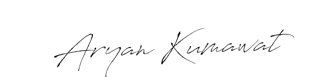 Also we have Aryan Kumawat name is the best signature style. Create professional handwritten signature collection using Antro_Vectra autograph style. Aryan Kumawat signature style 6 images and pictures png
