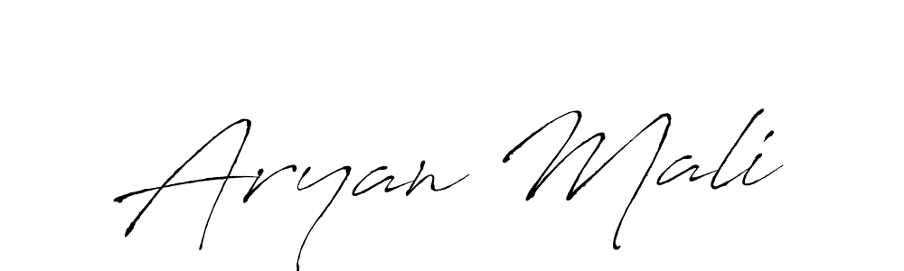 You should practise on your own different ways (Antro_Vectra) to write your name (Aryan Mali) in signature. don't let someone else do it for you. Aryan Mali signature style 6 images and pictures png