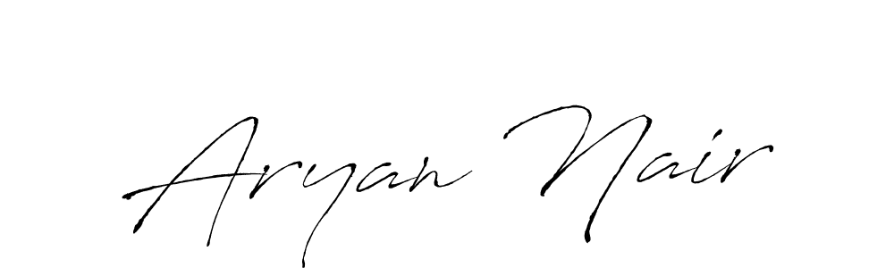Also we have Aryan Nair name is the best signature style. Create professional handwritten signature collection using Antro_Vectra autograph style. Aryan Nair signature style 6 images and pictures png