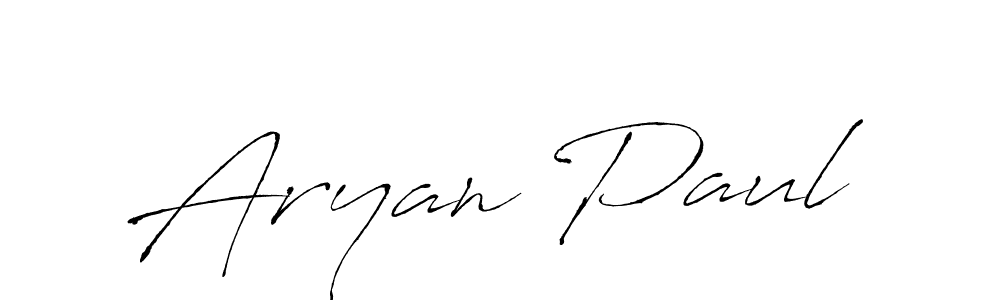 Also we have Aryan Paul name is the best signature style. Create professional handwritten signature collection using Antro_Vectra autograph style. Aryan Paul signature style 6 images and pictures png