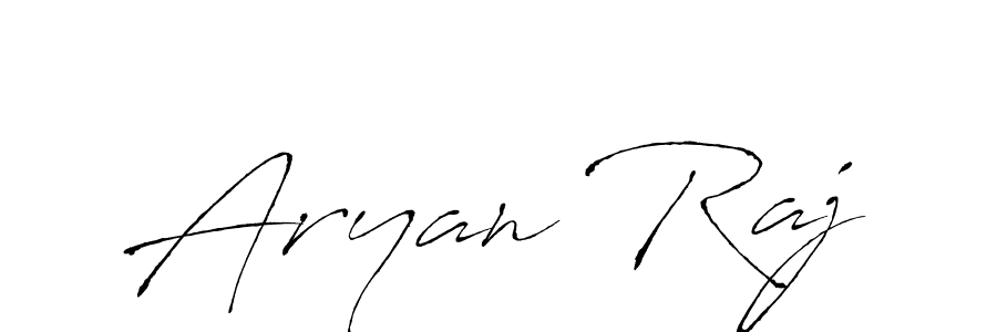 How to make Aryan Raj name signature. Use Antro_Vectra style for creating short signs online. This is the latest handwritten sign. Aryan Raj signature style 6 images and pictures png