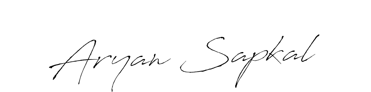 Make a beautiful signature design for name Aryan Sapkal. With this signature (Antro_Vectra) style, you can create a handwritten signature for free. Aryan Sapkal signature style 6 images and pictures png