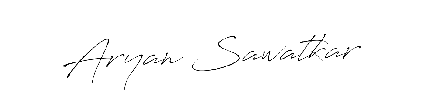 Create a beautiful signature design for name Aryan Sawatkar. With this signature (Antro_Vectra) fonts, you can make a handwritten signature for free. Aryan Sawatkar signature style 6 images and pictures png