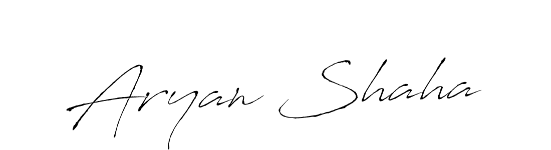 Also we have Aryan Shaha name is the best signature style. Create professional handwritten signature collection using Antro_Vectra autograph style. Aryan Shaha signature style 6 images and pictures png