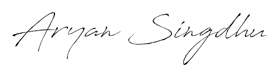 Make a beautiful signature design for name Aryan Singdhu. Use this online signature maker to create a handwritten signature for free. Aryan Singdhu signature style 6 images and pictures png
