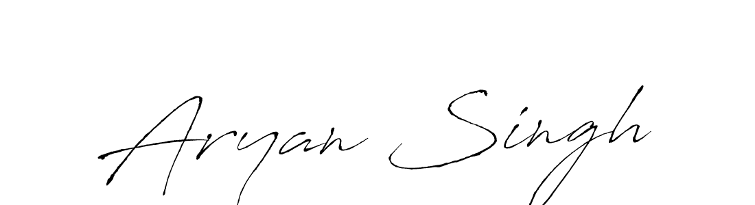 Aryan Singh stylish signature style. Best Handwritten Sign (Antro_Vectra) for my name. Handwritten Signature Collection Ideas for my name Aryan Singh. Aryan Singh signature style 6 images and pictures png