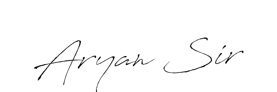 How to make Aryan Sir signature? Antro_Vectra is a professional autograph style. Create handwritten signature for Aryan Sir name. Aryan Sir signature style 6 images and pictures png