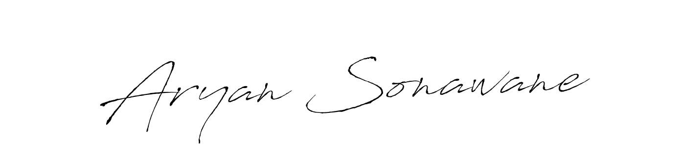 Also we have Aryan Sonawane name is the best signature style. Create professional handwritten signature collection using Antro_Vectra autograph style. Aryan Sonawane signature style 6 images and pictures png