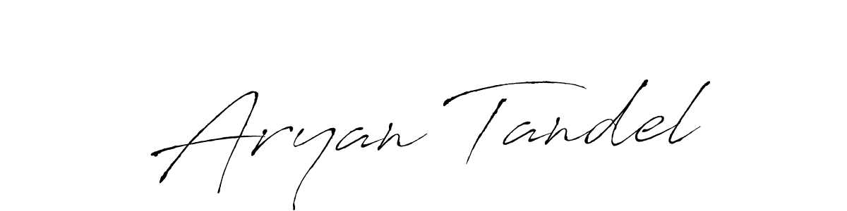 How to make Aryan Tandel signature? Antro_Vectra is a professional autograph style. Create handwritten signature for Aryan Tandel name. Aryan Tandel signature style 6 images and pictures png