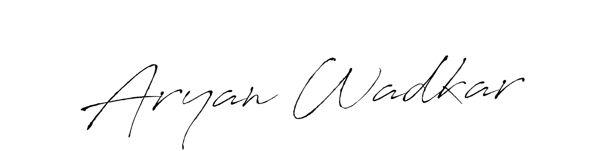 The best way (Antro_Vectra) to make a short signature is to pick only two or three words in your name. The name Aryan Wadkar include a total of six letters. For converting this name. Aryan Wadkar signature style 6 images and pictures png