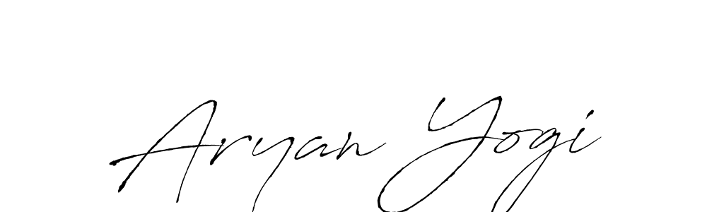 Aryan Yogi stylish signature style. Best Handwritten Sign (Antro_Vectra) for my name. Handwritten Signature Collection Ideas for my name Aryan Yogi. Aryan Yogi signature style 6 images and pictures png