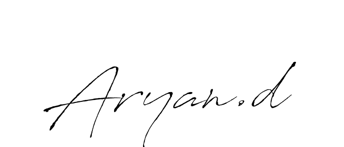 Aryan.d stylish signature style. Best Handwritten Sign (Antro_Vectra) for my name. Handwritten Signature Collection Ideas for my name Aryan.d. Aryan.d signature style 6 images and pictures png