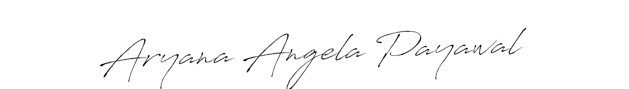 Create a beautiful signature design for name Aryana Angela Payawal. With this signature (Antro_Vectra) fonts, you can make a handwritten signature for free. Aryana Angela Payawal signature style 6 images and pictures png