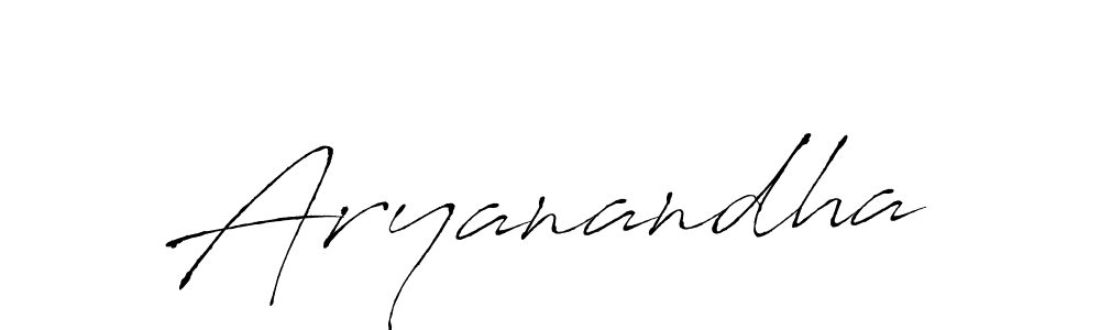 Make a beautiful signature design for name Aryanandha. With this signature (Antro_Vectra) style, you can create a handwritten signature for free. Aryanandha signature style 6 images and pictures png