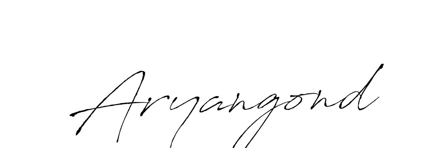 How to make Aryangond name signature. Use Antro_Vectra style for creating short signs online. This is the latest handwritten sign. Aryangond signature style 6 images and pictures png