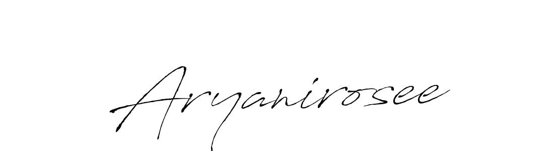 Once you've used our free online signature maker to create your best signature Antro_Vectra style, it's time to enjoy all of the benefits that Aryanirosee name signing documents. Aryanirosee signature style 6 images and pictures png