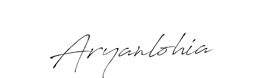 Create a beautiful signature design for name Aryanlohia. With this signature (Antro_Vectra) fonts, you can make a handwritten signature for free. Aryanlohia signature style 6 images and pictures png