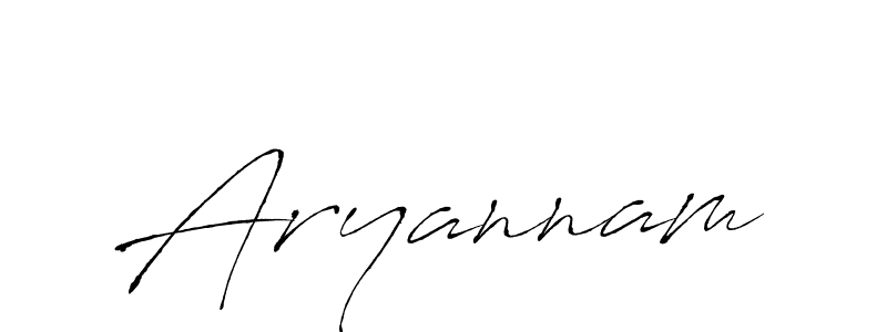 How to make Aryannam signature? Antro_Vectra is a professional autograph style. Create handwritten signature for Aryannam name. Aryannam signature style 6 images and pictures png