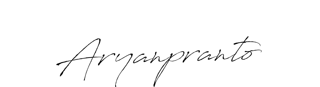 Use a signature maker to create a handwritten signature online. With this signature software, you can design (Antro_Vectra) your own signature for name Aryanpranto. Aryanpranto signature style 6 images and pictures png