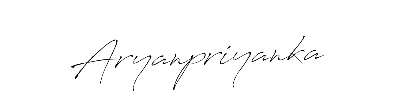 Design your own signature with our free online signature maker. With this signature software, you can create a handwritten (Antro_Vectra) signature for name Aryanpriyanka. Aryanpriyanka signature style 6 images and pictures png