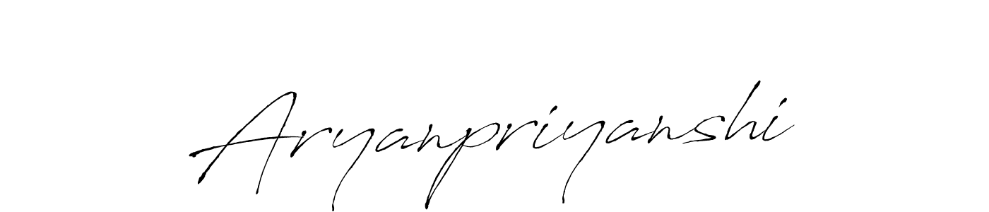 How to make Aryanpriyanshi signature? Antro_Vectra is a professional autograph style. Create handwritten signature for Aryanpriyanshi name. Aryanpriyanshi signature style 6 images and pictures png