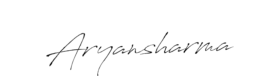 You should practise on your own different ways (Antro_Vectra) to write your name (Aryansharma) in signature. don't let someone else do it for you. Aryansharma signature style 6 images and pictures png