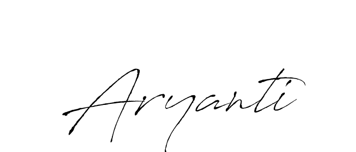 Also we have Aryanti name is the best signature style. Create professional handwritten signature collection using Antro_Vectra autograph style. Aryanti signature style 6 images and pictures png