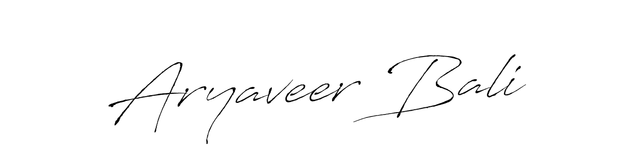 Also we have Aryaveer Bali name is the best signature style. Create professional handwritten signature collection using Antro_Vectra autograph style. Aryaveer Bali signature style 6 images and pictures png