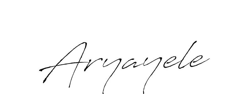 Design your own signature with our free online signature maker. With this signature software, you can create a handwritten (Antro_Vectra) signature for name Aryayele. Aryayele signature style 6 images and pictures png