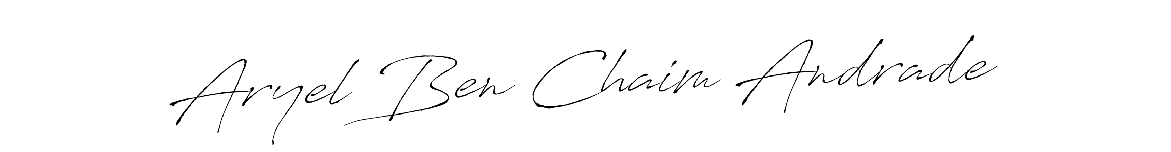 How to Draw Aryel Ben Chaim Andrade signature style? Antro_Vectra is a latest design signature styles for name Aryel Ben Chaim Andrade. Aryel Ben Chaim Andrade signature style 6 images and pictures png