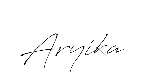 Create a beautiful signature design for name Aryika. With this signature (Antro_Vectra) fonts, you can make a handwritten signature for free. Aryika signature style 6 images and pictures png