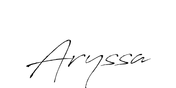 Best and Professional Signature Style for Aryssa. Antro_Vectra Best Signature Style Collection. Aryssa signature style 6 images and pictures png
